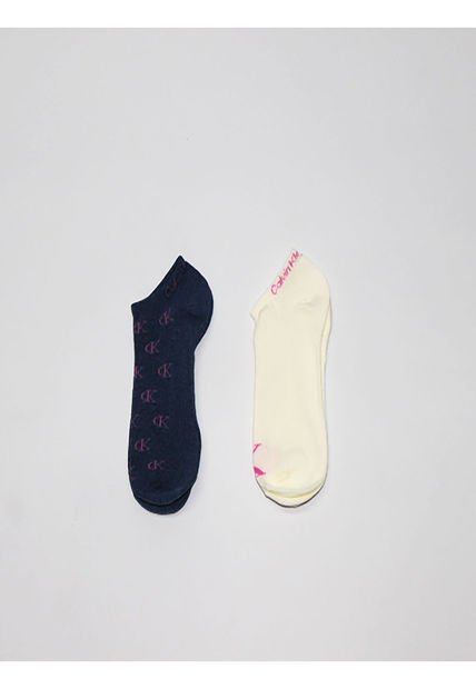 2 Pack Medias Con Logo Para Mujer Calvin Klein