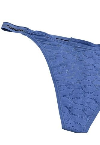 Tanga Azul De Encaje - Modern Logo With Lace Calvin Klein Calvin Klein