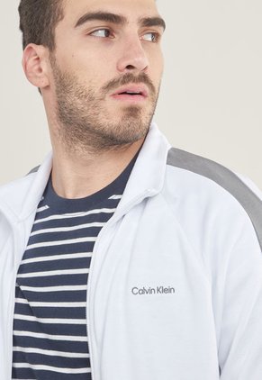 Chaqueta Blanco-Gris Calvin Klein