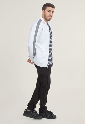 Chaqueta Blanco-Gris Calvin Klein