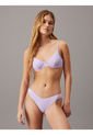 Partes Morado Inferior De Bikini Tipo Brasileña - CK Monogram Texture Calvin Klein de Calvin Klein