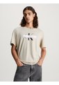 Camiseta Blanca Con Monograma Calvin Klein de Calvin Klein