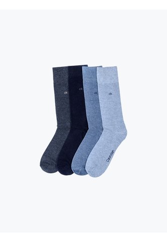 Pack Multicolor De 4 Medias Planas De Vestir Calvin Klein Calvin Klein