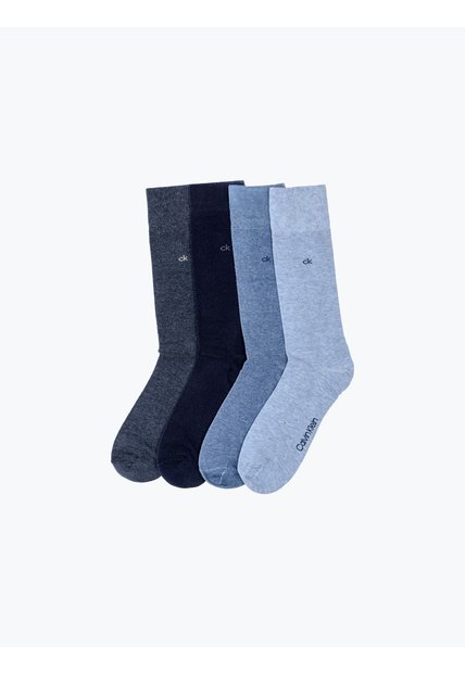 Pack Multicolor De 4 Medias Planas De Vestir Calvin Klein