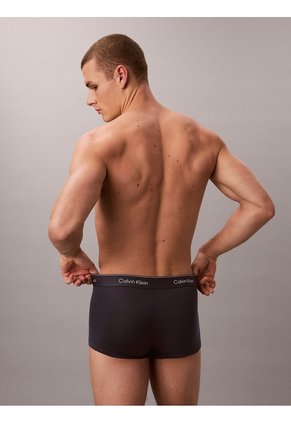 Pack Multicolor De 3 Boxers Ajustados De Talle Bajo - Icon Cotton Stretch Calvin Klein