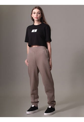 Jogger Gris Con Nano Logo Calvin Klein Calvin Klein