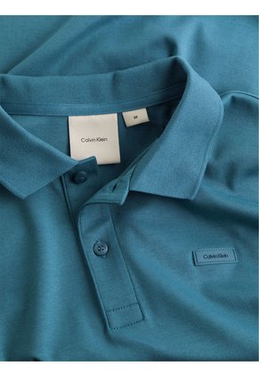 Polo Verde Slim De Algodón Calvin Klein