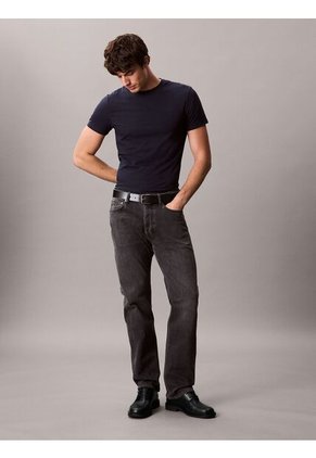 Camiseta Azul Slim De Manga Corta Calvin Klein