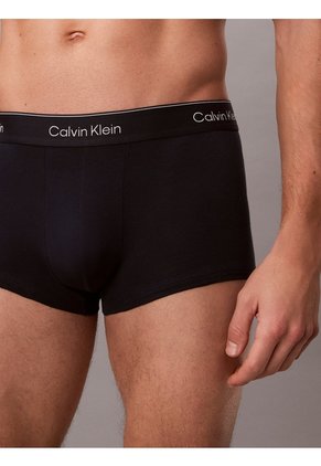 Pack Multicolor De 3 Boxers Ajustados De Talle Bajo - Icon Cotton Stretch Calvin Klein