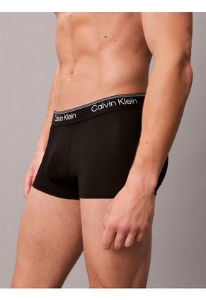 Pack Negro De 3 Bóxers De Talle Bajo - Microfibre Stretch Calvin Klein