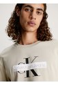 Camiseta Blanca Con Monograma Calvin Klein de Calvin Klein