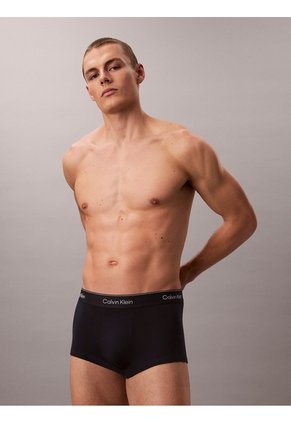 Pack Multicolor De 3 Boxers Ajustados De Talle Bajo - Icon Cotton Stretch Calvin Klein