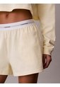 Pantalonetas Amarillo De Estar Por Casa Con Logo Calvin Klein de Calvin Klein