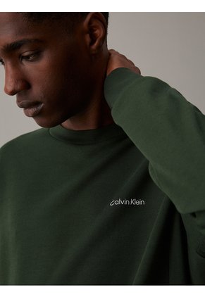Saco Verde Con Micro Logo Repreve Calvin Klein