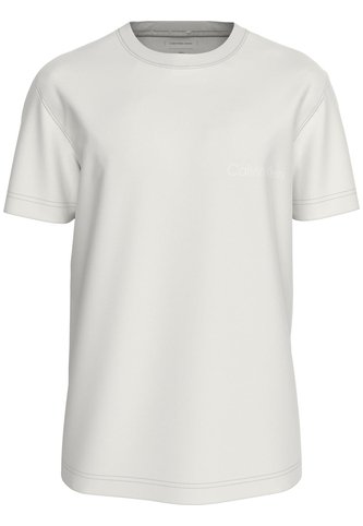 Camiseta Blanca Con Logo Tonal Calvin Klein Calvin Klein