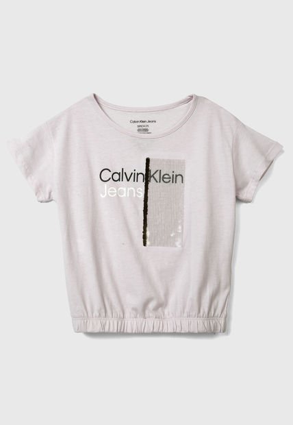 Camiseta Rosa Pastel Calvin Klein