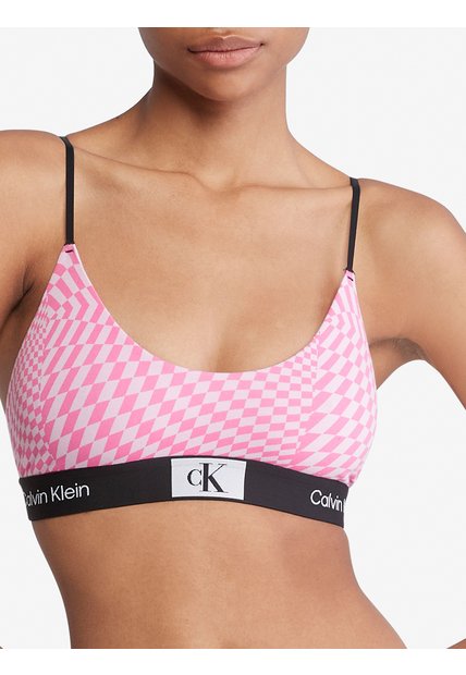 Bralette Rosado Sin Forro - CK96 Calvin Klein