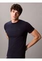 Camiseta Azul Slim De Manga Corta Calvin Klein de Calvin Klein