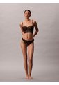 Sujetador Negro Balconette Sin Forro - CK Black Floral Lace Calvin Klein de Calvin Klein