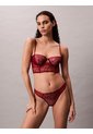Sujetador Rojo Balconette Sin Forro - CK Black Floral Lace Calvin Klein de Calvin Klein