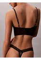 Sujetador Negro Balconette Sin Forro - CK Black Floral Lace Calvin Klein de Calvin Klein