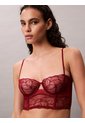 Sujetador Rojo Balconette Sin Forro - CK Black Floral Lace Calvin Klein de Calvin Klein