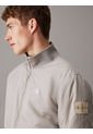 Chaqueta Gris De Nailon Acolchado Con Cremallera Calvin Klein de Calvin Klein