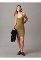 Vestido Verde Estilo Bodycon De Punto Canal Calvin Klein de Calvin Klein