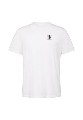 Camiseta Blanca Sport Con Mini Monograma Calvin Klein
