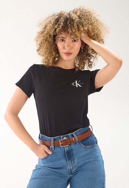 Camiseta Dúo Negro Calvin Klein