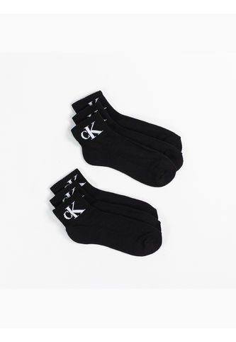 Pack Negro De 6 Medias 1/2 Terry Cushion Calvin Klein Calvin Klein
