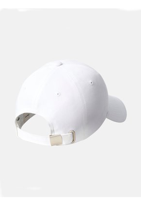 Gorra Blanca De Algodón Con Monograma Bordado Calvin Klein