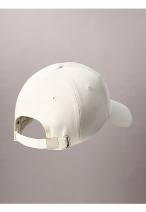 Gorra Beige De Béisbol Con Logo Bordado Calvin Klein