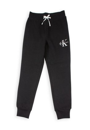 Pantalónes De Chándal Con Logo Monograma Negro Para Niña Calvin Klein