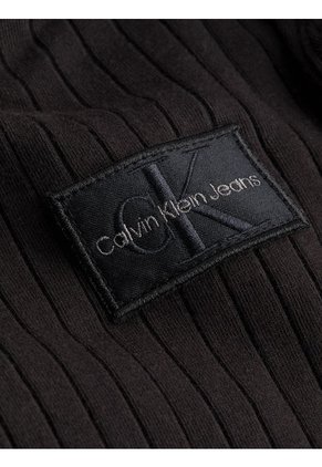 Body Manga Larga Con Logo Negro Calvin Klein