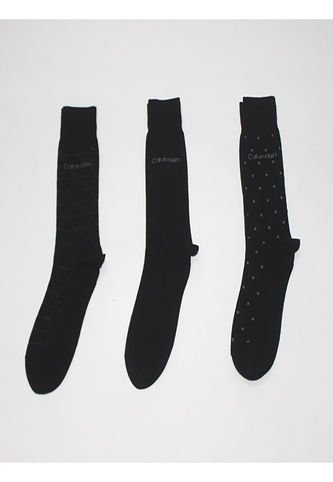 Pack Negro De 3 Medias De Vestir Calvin Klein Calvin Klein