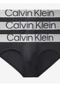 Paquete De 3 Calzoncillos Negros Hip Brief Calvin Klein de Calvin Klein
