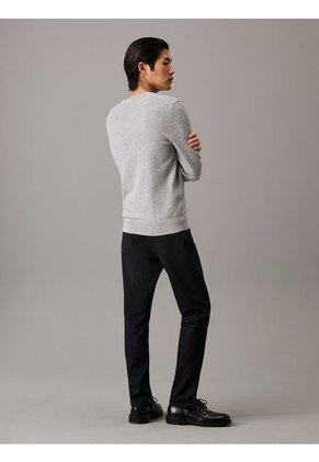 Saco Gris Tejido Structure Micro Pique Calvin Klein