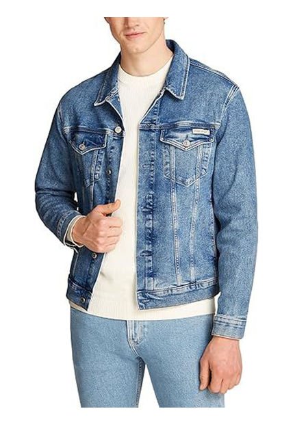 Chaqueta Azul Slim Denim Calvin Klein