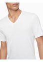 Paquete De 3 Camisetas Blancas Slim Con Cuello V Calvin Klein de Calvin Klein