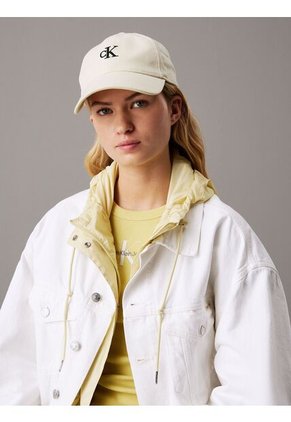 Gorra Beige Monogram Calvin Klein