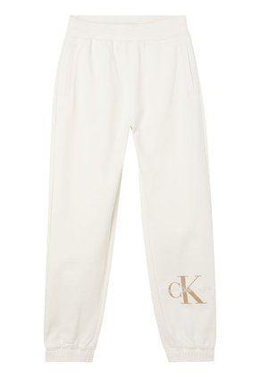 Jogger Con Logo Blanco Calvin Klein