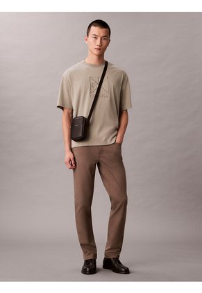 Bolso Negro Reporter Slim Calvin Klein