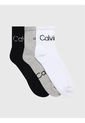 Pack Negro De 3 Pares De Calcetines Con Logo Calvin Klein de Calvin Klein