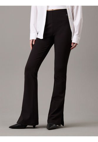 Leggings Negro Acampanados De Punto Milano Calvin Klein Calvin Klein