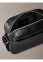 Bolso Negro Tipo Cámara Con Cinturón Textil Con Logo Calvin Klein de Calvin Klein