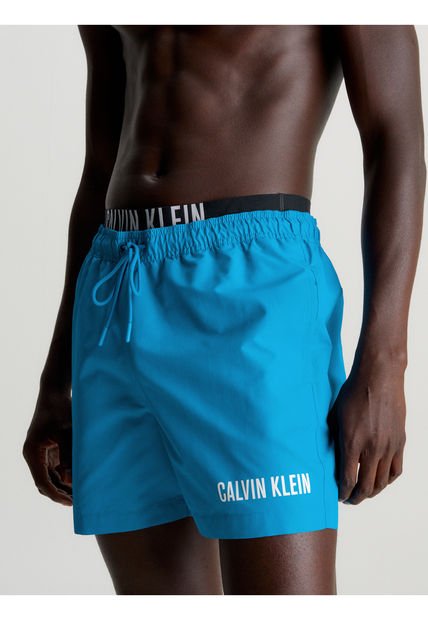 Bermuda De Baño Con Cinturilla Doble - Intense Power Calvin Klein