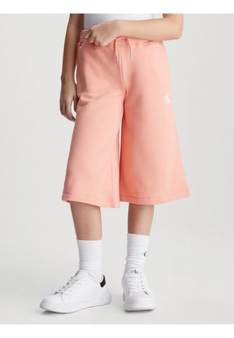 Pantalón Rosado Chándal Culotte De Felpa De Algodón Para Niña Calvin Klein Calvin Klein