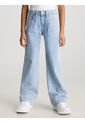 High Celeste Niña Rise Wide Leg Jeans Calvin Klein de Calvin Klein