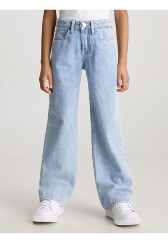 High Celeste Niña Rise Wide Leg Jeans Calvin Klein Calvin Klein